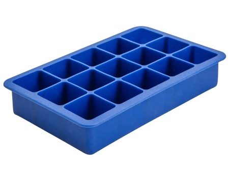 Beaumont 15 Cavity Blue Silicone Ice Cube Mould For Cheap