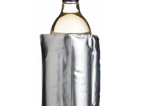 BarCraft Deluxe Wrap Around Silver Wine Cooler For Sale