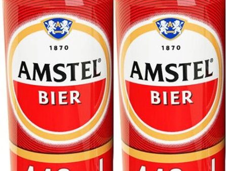 Amstel Lager Beer Can Multipack, 4 x 440 ml Discount