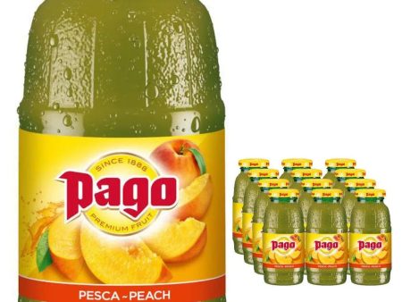 Pago Peach Juice Multipack, 12 x 200 ml For Cheap