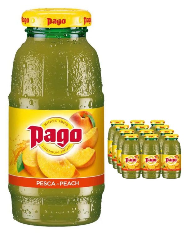 Pago Peach Juice Multipack, 12 x 200 ml For Cheap