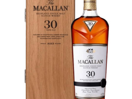 The Macallan 30 Year Old Sherry Oak Single Malt Scotch Whisky (2023 Release), 70 cl Online Hot Sale