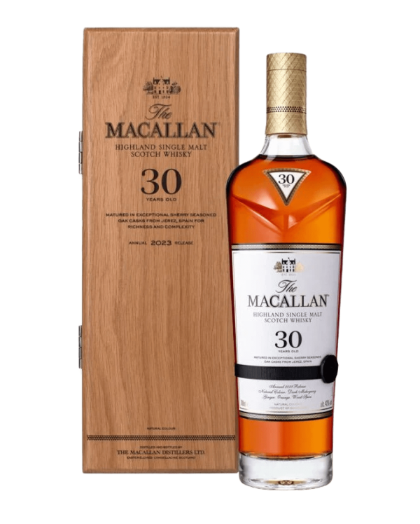 The Macallan 30 Year Old Sherry Oak Single Malt Scotch Whisky (2023 Release), 70 cl Online Hot Sale