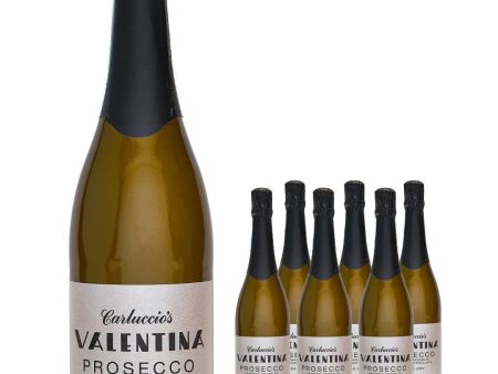 Valentina DOC Prosecco Extra Dry Case, 6 x 75 cl Online now