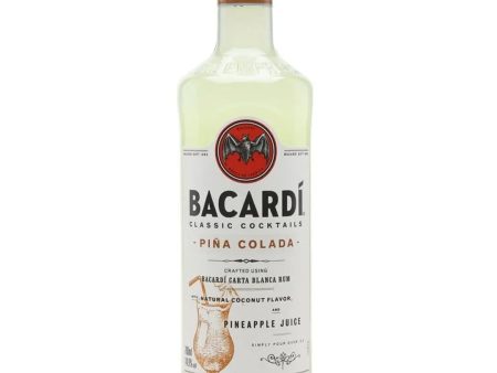 Bacardi Pina Colada Premixed Cocktail, 70 cl For Sale