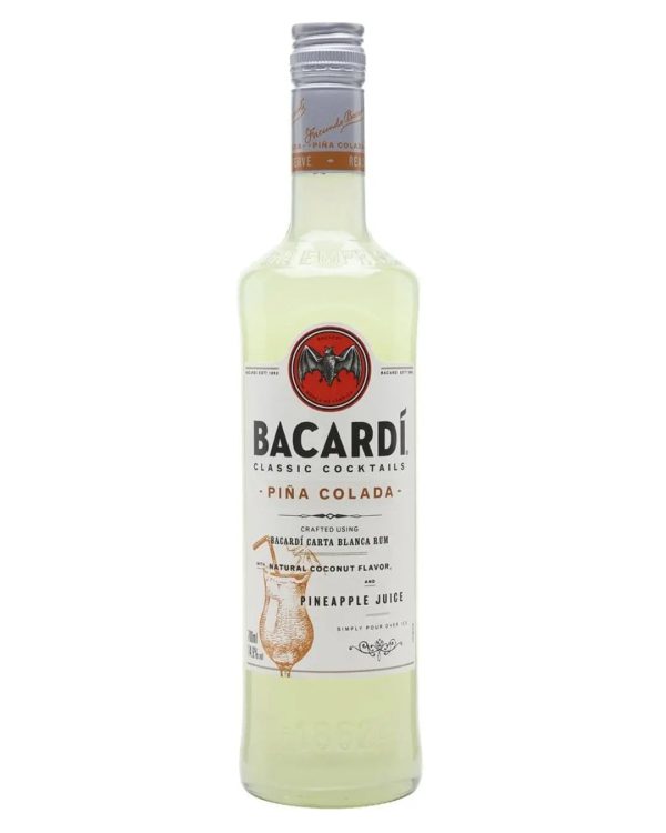 Bacardi Pina Colada Premixed Cocktail, 70 cl For Sale