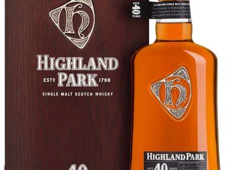 Highland Park 40 Year Old Whisky, 70 cl For Discount