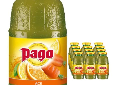 Pago ACE Orange, Carrot & Lemon Multipack, 12 x 200 ml Online now