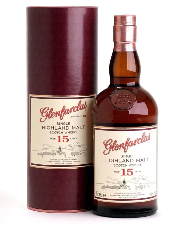 Glenfarclas 15 Year Old Single Malt Whisky, 70 cl Supply