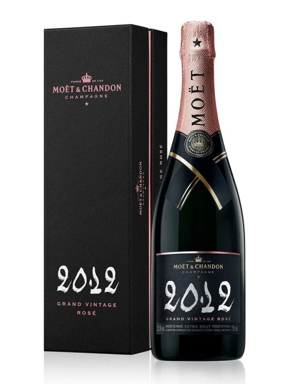 Moët & Chandon Grand Vintage Rosé 2012 in Gift Box, 75 cl Hot on Sale