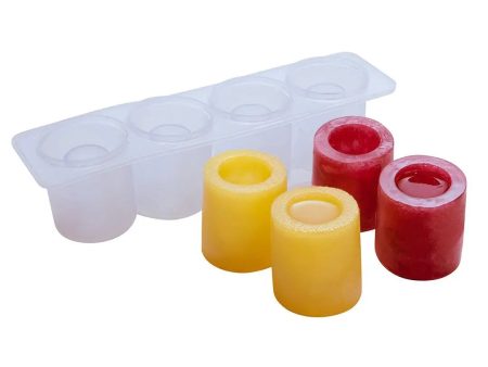 Beaumont 4 Cavity Clear Silicone Shot Glass Mould Online Sale