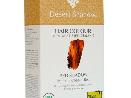 Desert Shadow Organic Hair Colour - Red Shadow 100g Hot on Sale