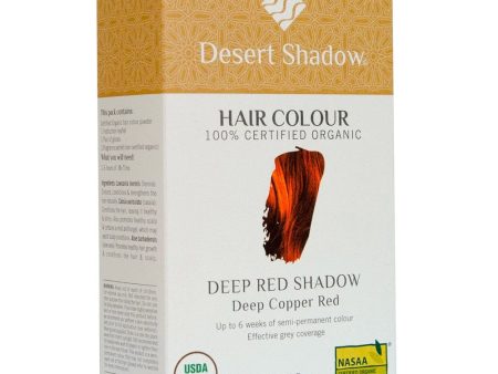 Desert Shadow Organic Hair Colour - Deep Red 100g Fashion