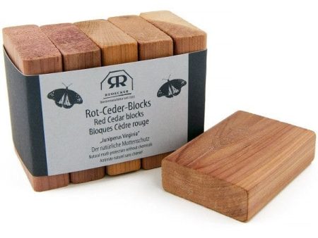 Redecker Red Cedar Block Moth Repellant 5 Pack Fashion