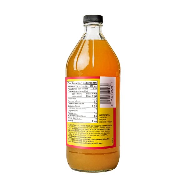 Vinagre De Sidra De Manzana Orgánico 946 mL Online now