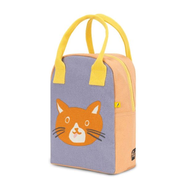 Fluf Zipper Lunch Bag - Cat Online Hot Sale