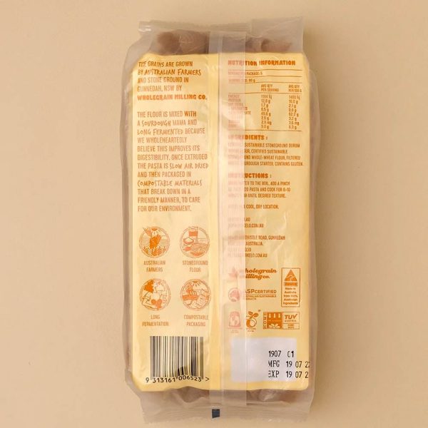 Berkelo Sourdough Pasta 400g Wholewheat Penne Fashion