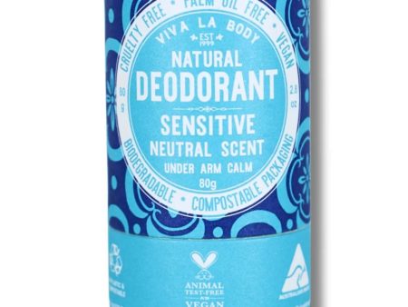 Viva La Body Natural Deodorant 80g - Neutral Sensitve on Sale