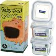 Glasslock 3 Piece Baby Set Square 210ml For Cheap