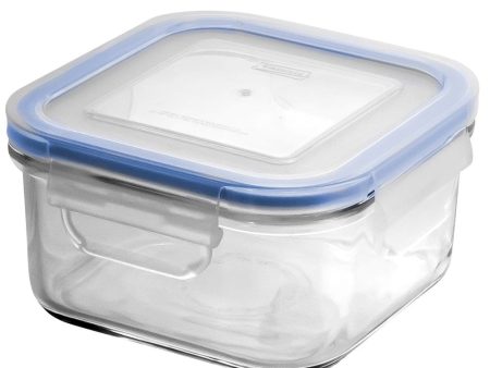 Glasslock Blue Seal Container - Square 850ml Hot on Sale