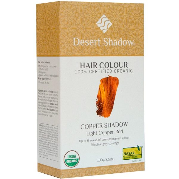 Desert Shadow Organic Hair Colour - Copper Shadow 100g Sale