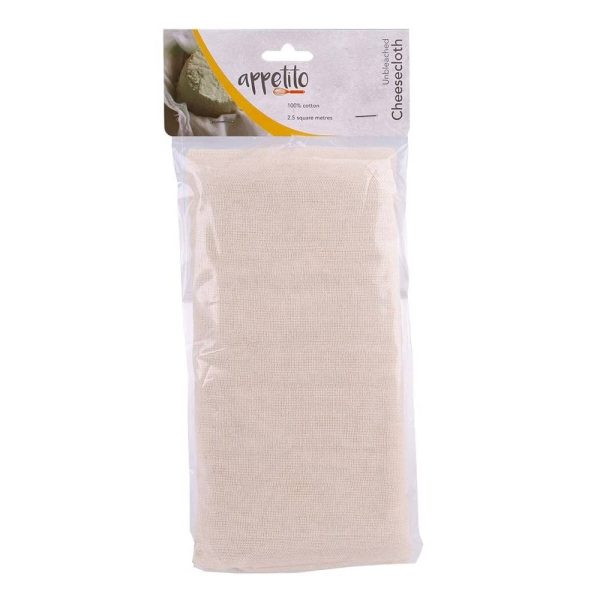 Appetito Unbleached Cheese Cloth - 2.5 Square Metres Online