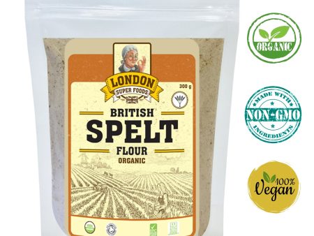 LONDON SUPER FOODS Organic British Spelt Flour, 300g on Sale