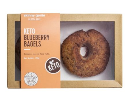 SKINNY GENIE Keto Blueberry Bagels, 100g Supply