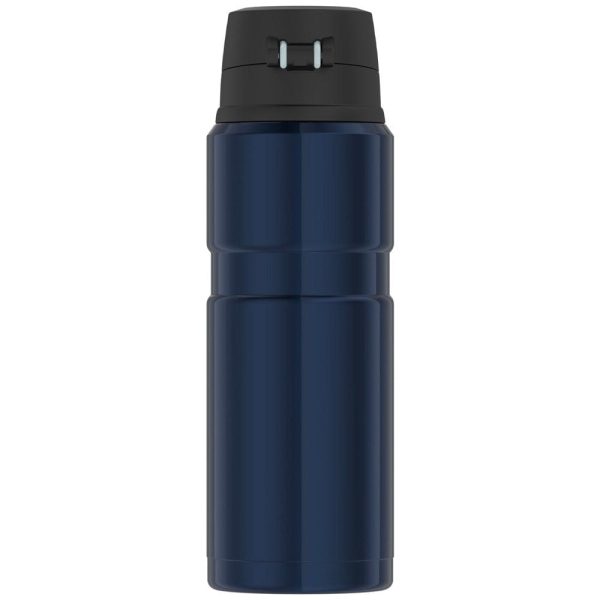 Thermos King Vacuum Insulated Bottle with Flip Lid 710ml - Midnight Blue Hot on Sale