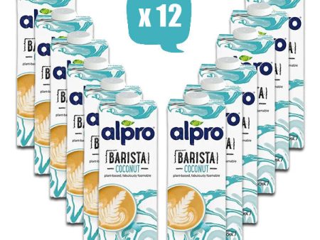 ALPRO Coconut Barista With Soya For Professional, 1Ltr - Pack Of 12, Vegan Cheap