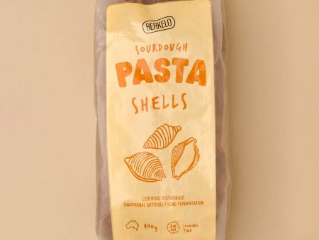 Berkelo Sourdough Pasta 400g Wholewheat Shells Online now