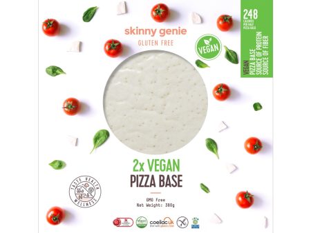 SKINNY GENIE Vegan Plain Pizza Base (26cm) - 2 Pcs, 380g Sale