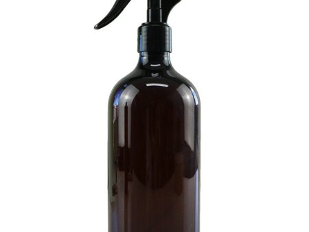 Amber PET Plastic Trigger Spray Bottle - 500ml Online Hot Sale