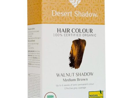 Desert Shadow Organic Hair Colour - Walnut Shadow 100g For Cheap