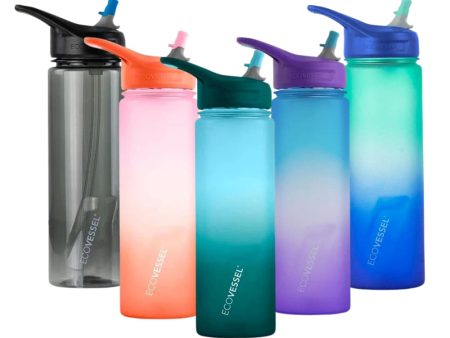 EcoVessel Wave Tritan Water Bottle 700ml For Discount