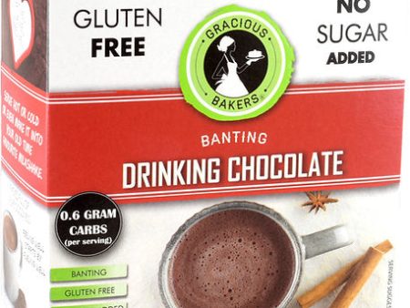 GRACIOUS BAKERS Banting Drinking Chocolate, 150g, Keto friendly, Gluten Free, Sugar Free Sale