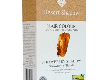 Desert Shadow Organic Hair Colour - Strawberry Shadow 100g on Sale