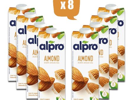 ALPRO Original Almond Drink, 1Ltr - Pack Of 8, Vegan For Sale