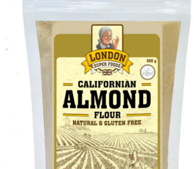 LONDON SUPER FOODS Natural Californian Almond Flour, 300g Discount