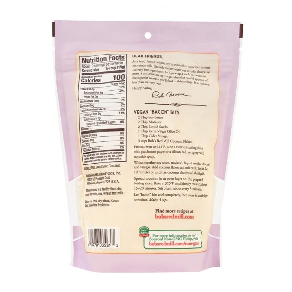 BOB S RED MILL Coconut Flakes, 284g Discount