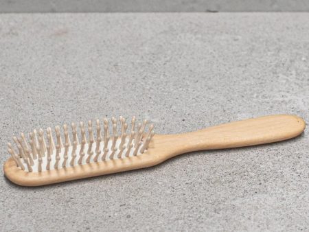 Wooden Hair Brush - Oblong Hot on Sale