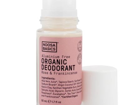 Noosa Basics Roll On Natural Deodorant - Rose & Frankincense Hot on Sale