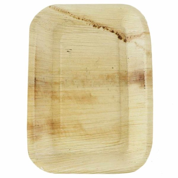 Palm Leaf Large Plates 25pk - Rectangle on Sale