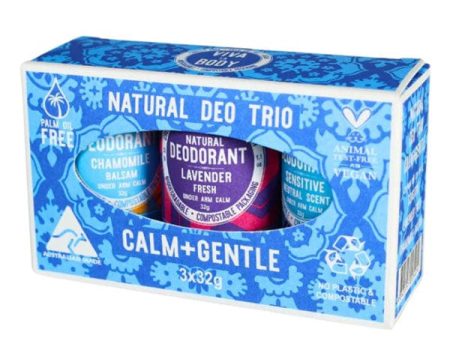 Viva La Body Trio Calm & Gentle Deodorant 3 x 32g Online Hot Sale