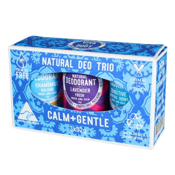 Viva La Body Trio Calm & Gentle Deodorant 3 x 32g Online Hot Sale