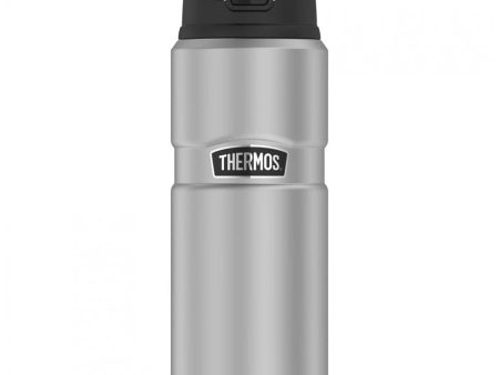 Thermos King Vacuum Insulated Bottle with Flip Lid 710ml - Matte Steel Online Hot Sale