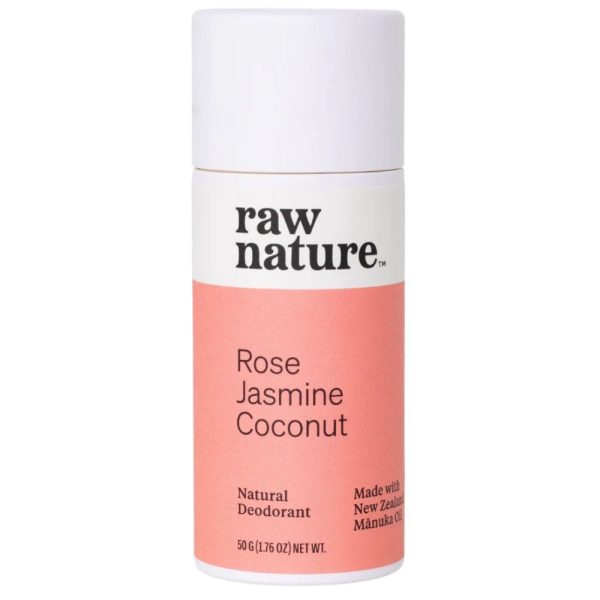 Raw Nature Deodorant Stick 50g - Rose, Jasmine & Coconut Sale