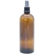 Amber Glass Bottle with Atomiser - 200ml Sale