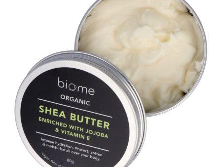 Biome Organic Shea Butter Enriched with Jojoba and Vitamin E 80g Sale