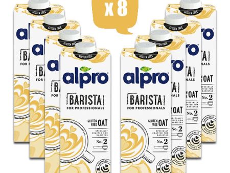 ALPRO Oat Barista For Professionals, 1Ltr, Pack of 8, Vegan, Gluten free Online Hot Sale